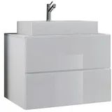 VCM my bath Badmöbel-Set Lendas S 915195 weiß 61,0 x 46,0 x 69,0 cm
