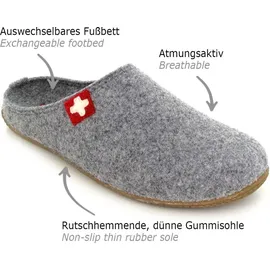 Living Kitzbühel Pantoffeln grau 48