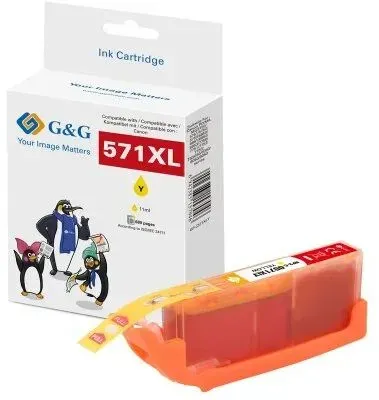 G&G 13859 Druckerpatrone 1 Stück(e) Kompatibel Hohe (XL-) Ausbeute Gelb