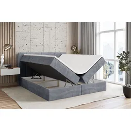 altdecor Boxbett 160 x 200 cm H4 Grau