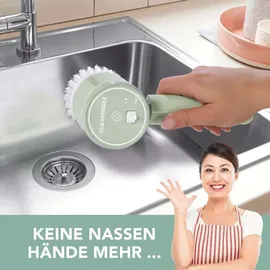 Clean Maxx Reinigungsbürste Akku 4-tlg. mint