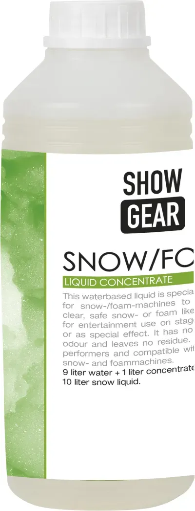 Showgear Snow/Foam Concentrate 1 litre 1 Liter - wasserbasiert