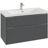 Villeroy & Boch Subway 3.0 Waschtischunterschrank 973 x 576 x 478mm × White Oak