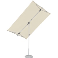 Glatz Sonnenschirm Flex Roof 210 x 150 cm Polyester Beige Ecru