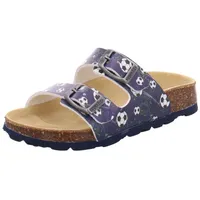 Superfit Fussbettpantoffel Blau/Mehrfarbig 33