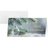 Sigel Weihnachtskarten Snowy Idyll DIN lang, 25 St.