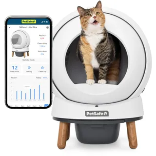 PetSafe Katzentoilette Smartspin One Size Weiß