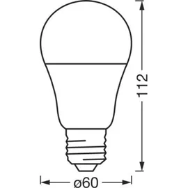 Osram LED-Lampe A75 E27 9,5W Tunable White
