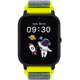 Garett Kids Tech 4G BT 140 mm Kunststoffgehäuse Grün Klettverschluss Grün M