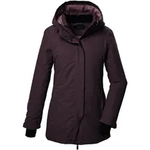 KILLTEC Damen Funktionsparka/Parka mit Kapuze KOW 93 WMN PKR, pflaume, 46, 41817-000