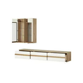 Möbel Kraft Wohnkombination ¦ ¦ Maße (cm): B: 270 H: 215 T: 53.0