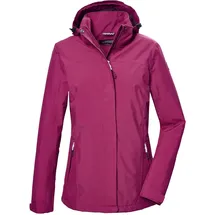 KILLTEC Outdoorjacke »KOS 26 WMN JCKT«, Funktionsjacke: wasser- und winddicht, atmungsaktiv, abnehmbare Kapuze Killtec weinrot