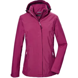 KILLTEC Outdoorjacke »KOS 26 WMN JCKT«, Funktionsjacke: wasser- und winddicht, atmungsaktiv, abnehmbare Kapuze Killtec weinrot