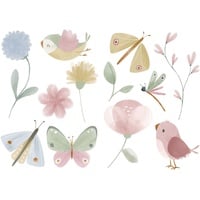 Little Dutch Wandsticker - Flowers & Butterflies