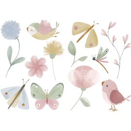 Little Dutch Wandsticker - Flowers & Butterflies