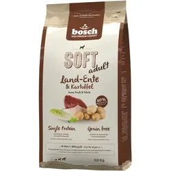 bosch SOFT adult Land-Ente & Kartoffel Hundetrockenfutter 1 Kilogramm