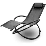 LACESTONE Relax Liege 18352 183 x 58 x 22 cm Schwarz