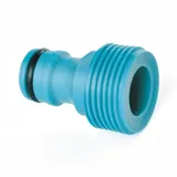 Cellfast Schlauchadapter 51-230H, Geräteadapter 1/2" oder 3/4" Außengewinde blau