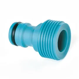 Cellfast Schlauchadapter 51-230H, Geräteadapter 1/2" oder 3/4" Außengewinde blau
