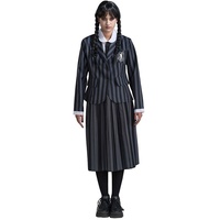 CHAKS 3tlg. Kostüm "Wednesday© School Uniform" in Schwarz - XS