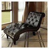 vidaXL Chaiselongue Kunstleder 0 x 0 x 0 cm Braun