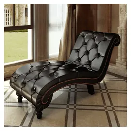 vidaXL Chaiselongue Kunstleder 0 x 0 x 0 cm Braun