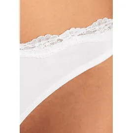 LASCANA String 3 St. Weiß 36/38