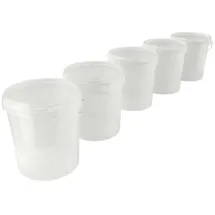 FixedByU Set Putzeimer 16 Liter Beige 5 St.