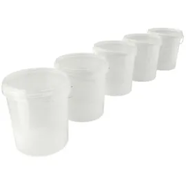 FixedByU Set Putzeimer 16 Liter Beige 5 St.