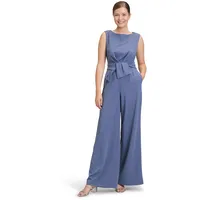 Vera Mont Damen Jumpsuit mit weitem Bein 44, Tansanit Blue - 44