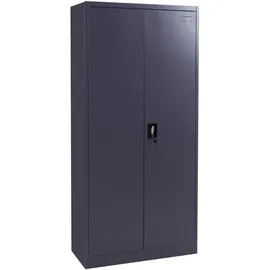Proregal Aktenschrank 185x90x40 cm Dunkelgrau