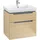 Villeroy & Boch Subway 2.0 Waschtischunterschrank, 2 Auszüge, Waschbecken mittig, 637x590x454mm, Eckig Nordic Oak