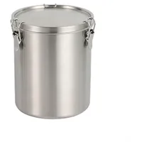 Besttoolifes Luftdichter Küchenbehälter aus hochwertigem Edelstahl für langfristige Aufbewahrung von Lebensmitteln, 2500 ml, rostfreier Premium-Behälter (1600 ml)