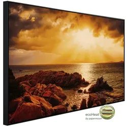 papermoon Infrarotheizung »EcoHeat - Capriccioli Beach Sonnen. Sardi.«, Matt-Effekt - bunt