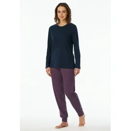 SCHIESSER Pyjama Blau 50