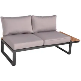 deluke Gartenloungeset GERD 6-tlg. Dunkelbraun