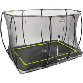 EXIT TOYS Silhouette Bodentrampolin 244 x 366 cm inkl. Sicherheitsnetz schwarz