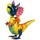 Formano Metall-Figur Drache Wackel-Kopf 34 cm Gartenfigur Handbemalt Wackelfigur Bunt Lackiert Gartendeko Drachenfigur Outdoor Skulptur Terrasse Balkon