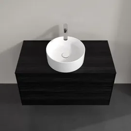Villeroy & Boch Waschtischunterschrank 2 Auszüge 100 x 54,8 x 50 cm Black Oak