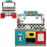 Play & Learn Spielküche Play & Learn Retro 90 x 104 x 58 cm