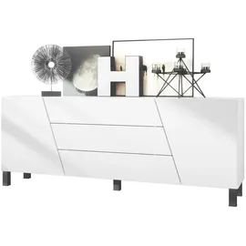 Vladon Houston 178 x 57,5 x 38,5 cm Weiß matt