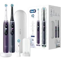 Oral-B iO Series 8 violet ametrine + 2. Handstück black onyx + Aufsteckbürste 3 St.