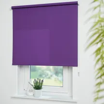 LIEDECO Seitenzugrollo Uni 62 x 180 cm brombeere