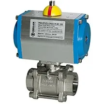 Riegler ES-Kuha, pneumat. Stellantrieb, einfachwirkend, Rp 2, DN 50