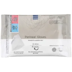 Abena Perineal Glove Intimpflegehandschuhe, 4 Stück