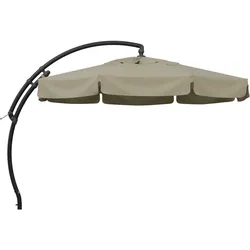 SUN GARDEN Ampelschirm Easy Sun TOP MODE Ø 350 cm antrazit / beige-meliert