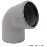 Ostendorf Kunststoffe Wasserrohr HT-Bogen DN 50 - 67°