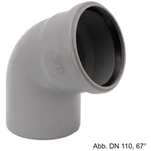 Ostendorf Kunststoffe Wasserrohr HT-Bogen DN 50 - 67°