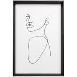 walther design Silhouette Bilderrahmen, 30x40 cm, schwarz, NW040B