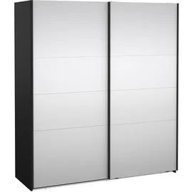 Tvilum Schiebetürenschrank Catania 179 x 201 x 67 cm Schwarz